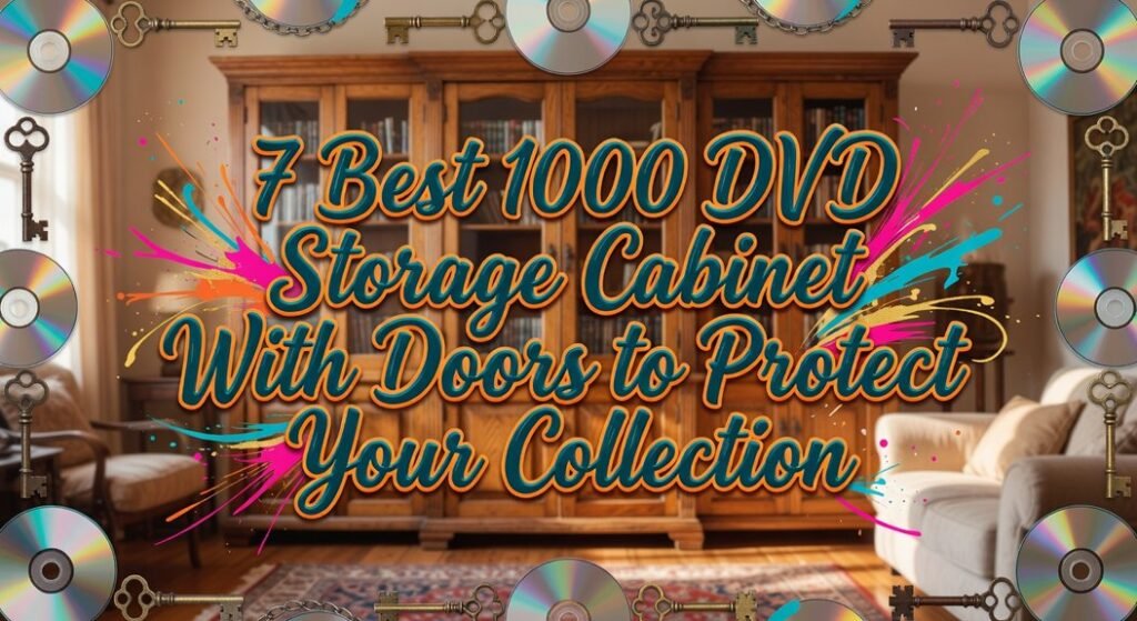 secure dvd cabinet with doors