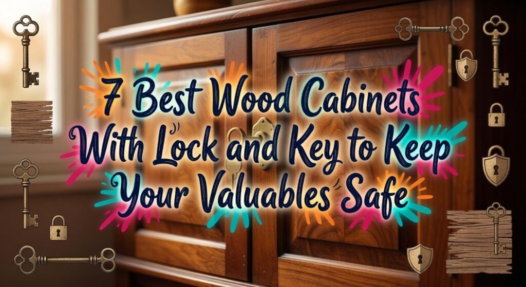 secure lockable wood cabinets