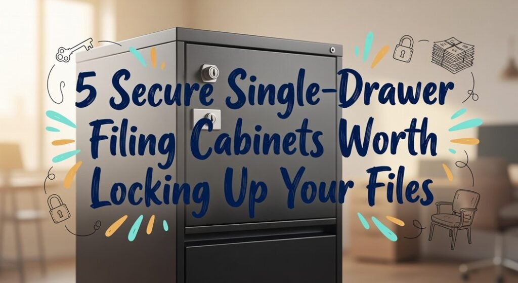 secure single drawer filing cabinets