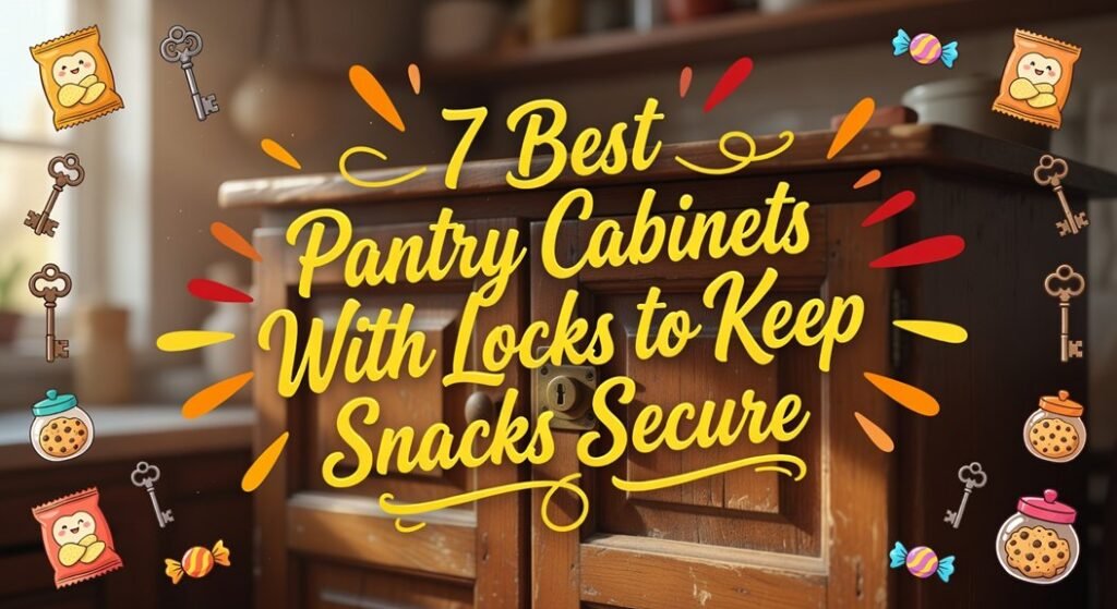 secure snack pantry cabinets