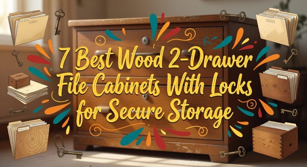 secure wooden file storage wooden 2 drawer locked cabinets