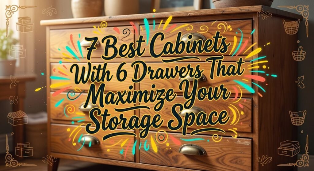 six drawer cabinets maximize storage