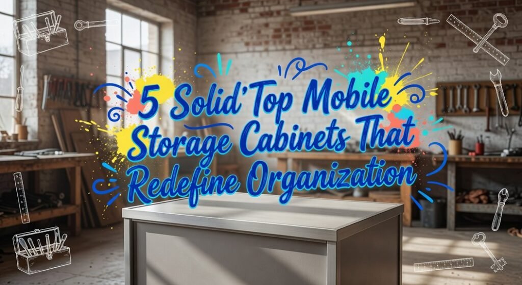 solid mobile storage cabinets