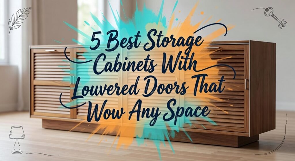 storage cabinet louvered door recommendations