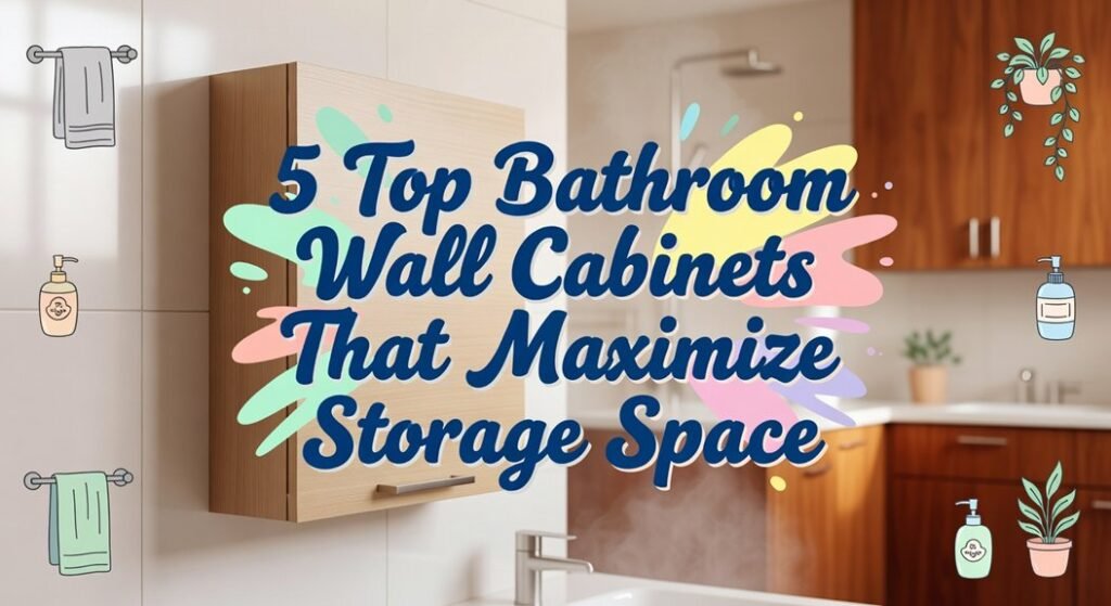 storage for bathroom walls
