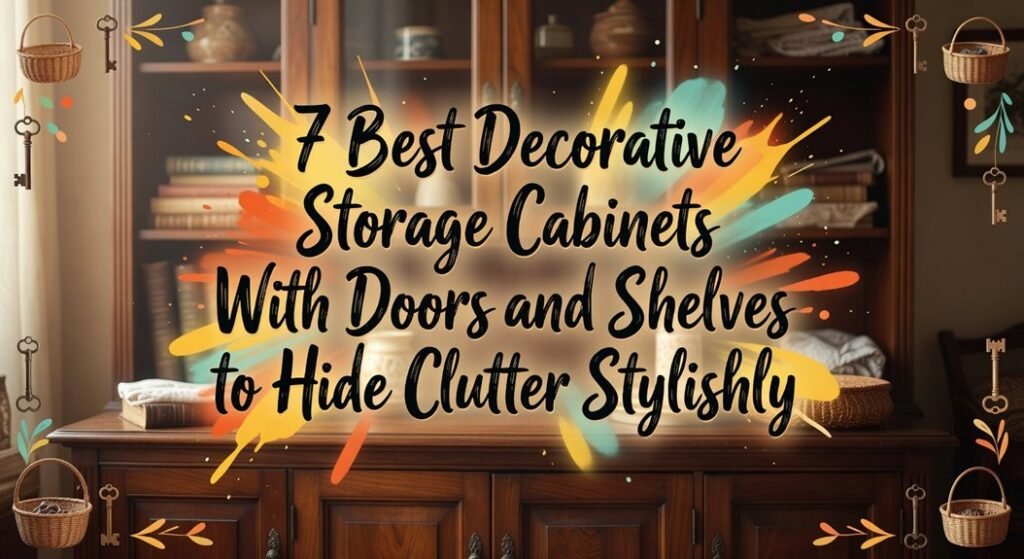 stylish hidden storage cabinets