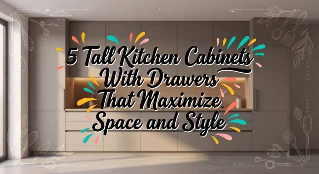 tall kitchen cabinet drawers
