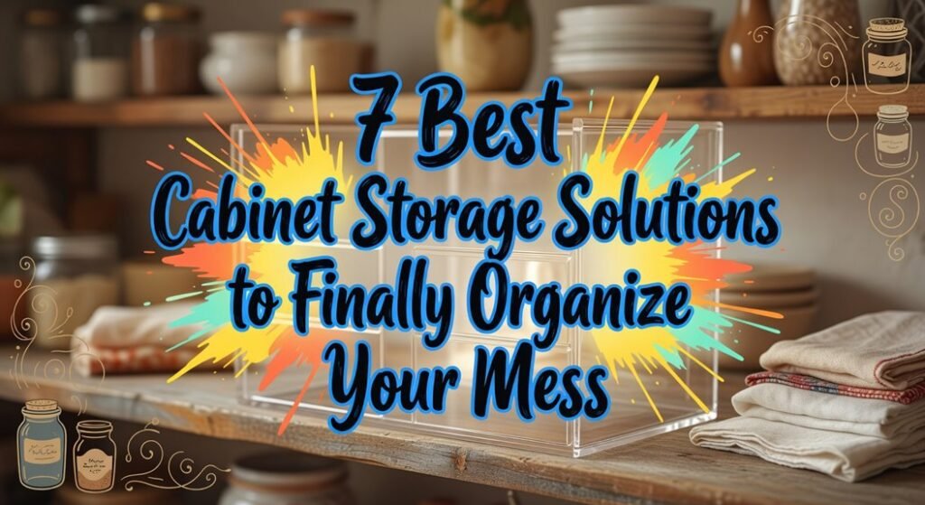 top cabinet organization ideas
