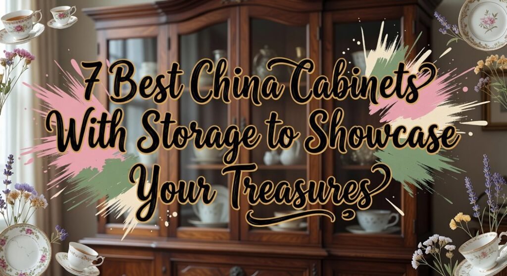top storage display cabinets