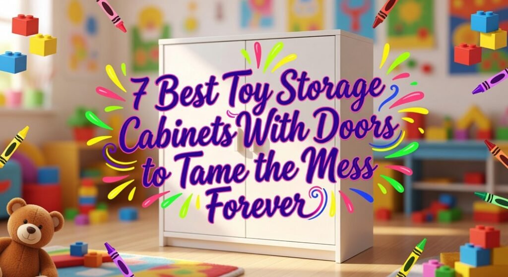 toy storage cabinets with doors