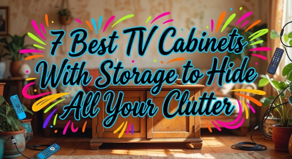 tv cabinets conceal clutter