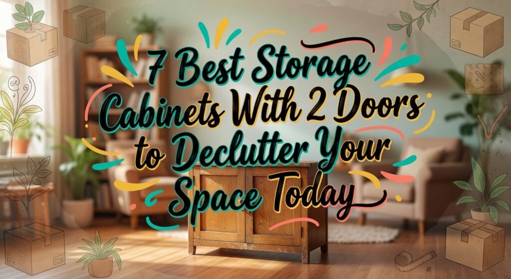 two door storage cabinets