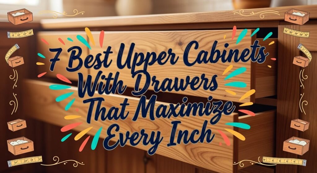 upper cabinets with drawers