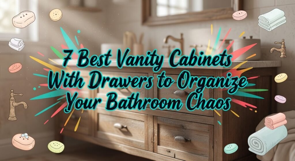 vanity cabinets with drawers