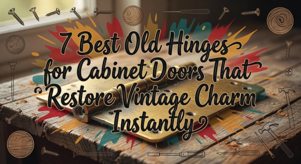 vintage cabinet hinge restoration