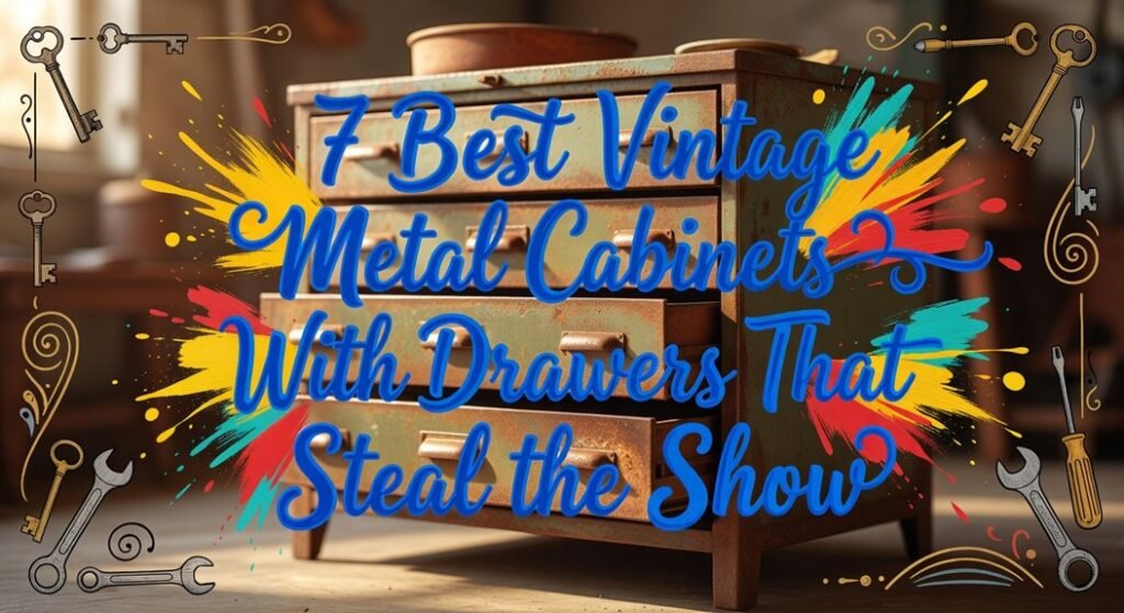 vintage metal drawer cabinets