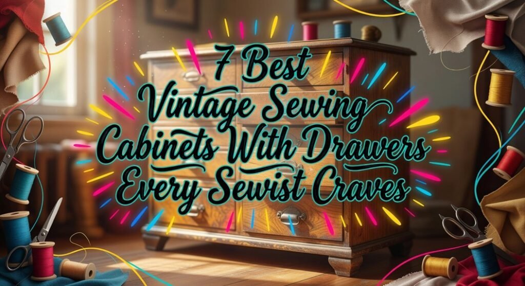 vintage sewing cabinet essentials