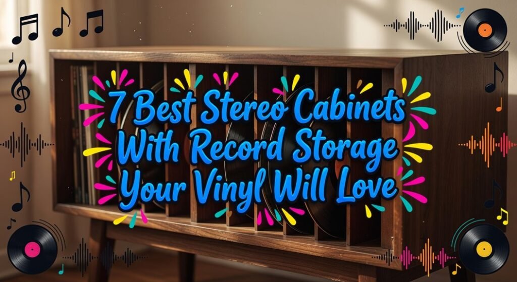 vinyl friendly stereo cabinets