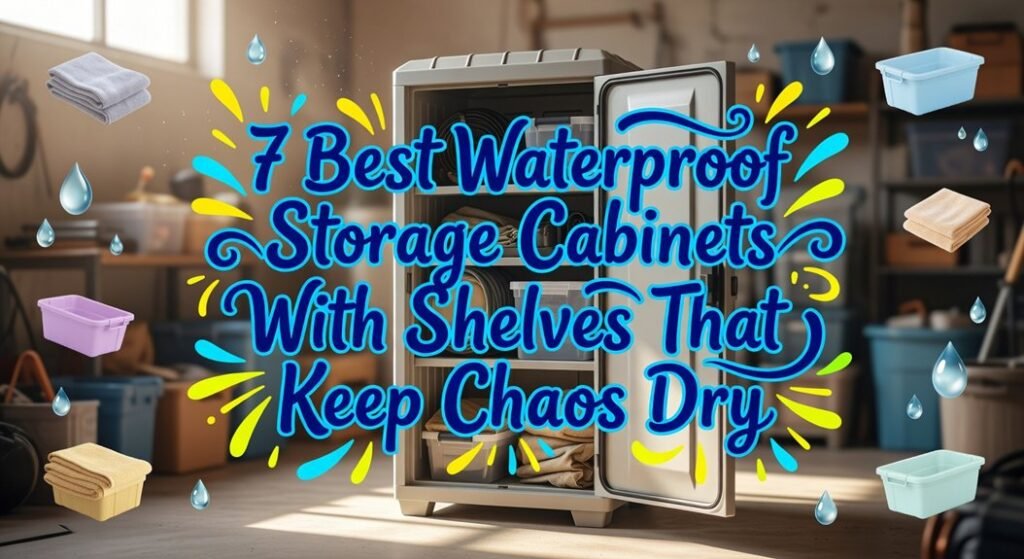 waterproof cabinets with shelves