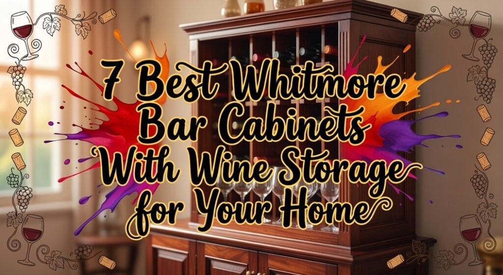 whitmore bar cabinets with wine storage