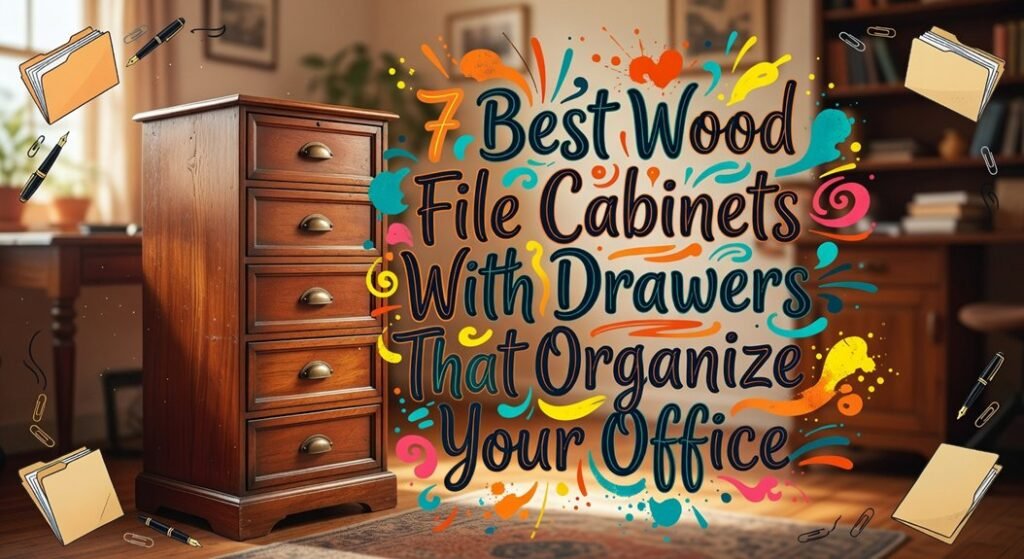 wood file cabinets with drawers